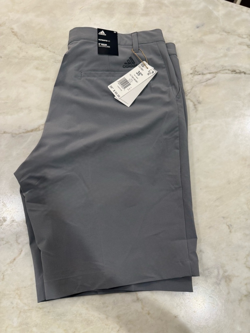 adidas Men’s Grey Athletic Golf Shorts